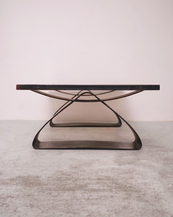 Image 1 of sculptural coffee table, 1970s design