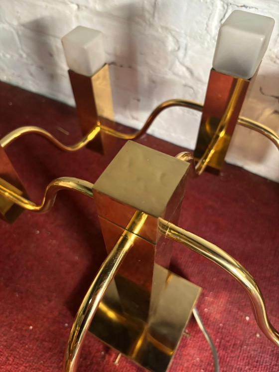 Image 1 of Lampada da soffitto di design vintage Gaetano Sciolari per Les Ateliers Boulanger