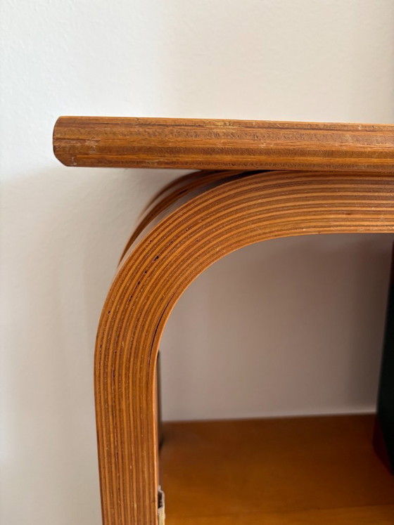 Image 1 of Originele Finse Berken Stellingkast Van Arvo Aalto (Ontwerp 1933)