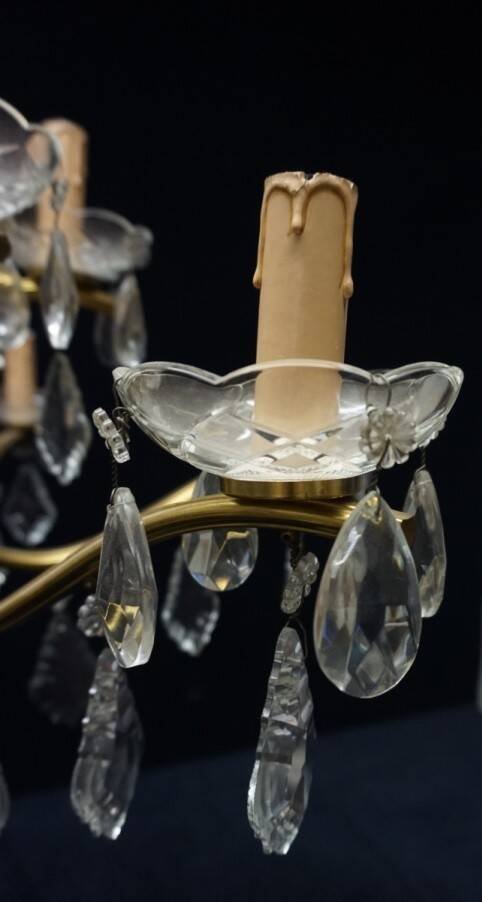 Lustre en bronze cristal. – Crystal (photo 3 of 5)