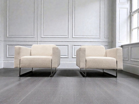 Image 1 of 2x Poltrone Artifort Mare – Nuova tappezzeria! - René Holten