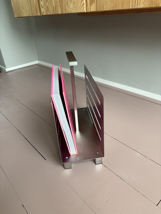 Image 1 of Vintage RVS lectuurbak van Zack