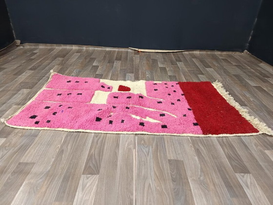 Image 1 of Tapis marocain en laine natural 200cmx150cm