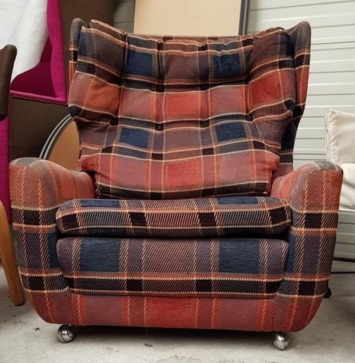 Comfortabele XL fauteuil van Carl Straub