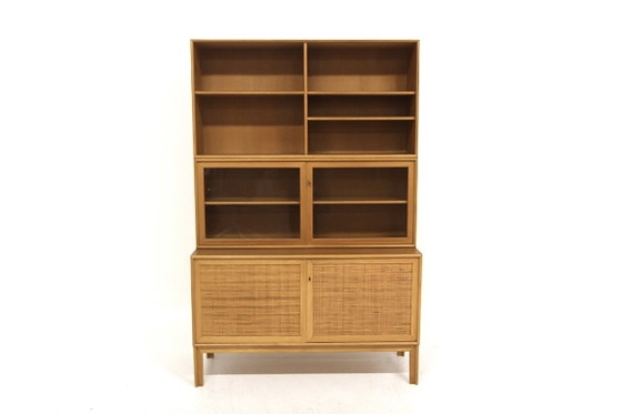 Scandinavian Bookcase "Norrland" Alf Svensson, Sweden, 1960 – Wood (photo 3 of 12)