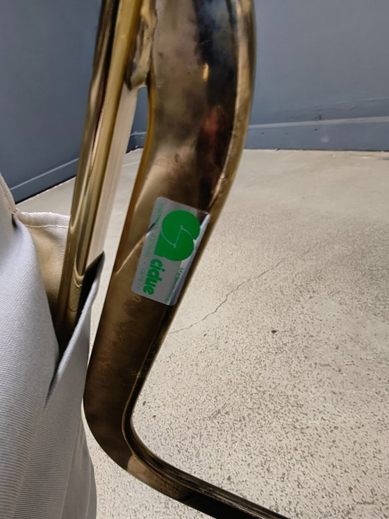 Image 1 of Vintage eetkamerstoelen van Willy Rizzo voor Cidue, set van 5, jaren 70.