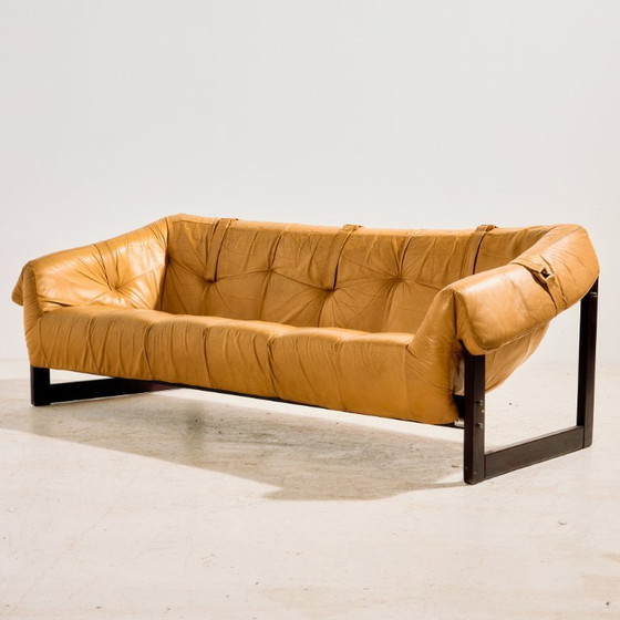 Image 1 of MK11777 MP-091 leren sofaset van Percival Lafer, set van 6