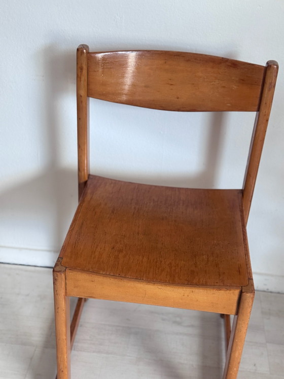 Sedia da orchestra vintage Sven Markelius anni '30, Sedie da pranzo, Legno, Marrone (foto 3 di 9)