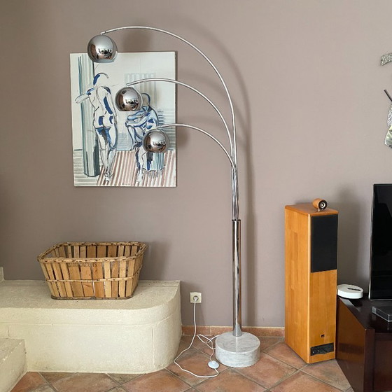 Image 1 of MUGUET floor lamp by Goffredo REGGIANI. 1970.