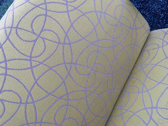 2x Leolux Scylla Ochre Yellow with Grey Arms, Armchairs, Leather, Textile (photo 5 of 6)