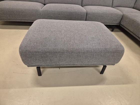 Image 1 of Montel Star - Canapé d'angle - Gris - Pouf - Design - Canapé en forme de U
