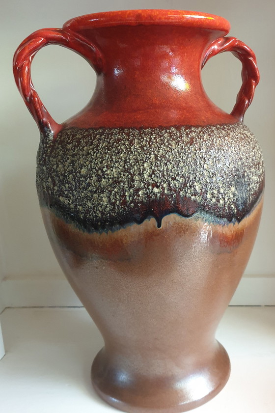 Image 1 of Grote Vloervaas (50cm)Jasba keramiek eind jaren 60