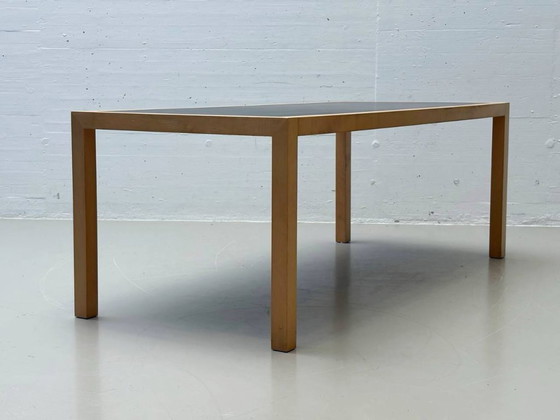 Image 1 of Dining table with linoleum surface and light solid wood frame, 1970s