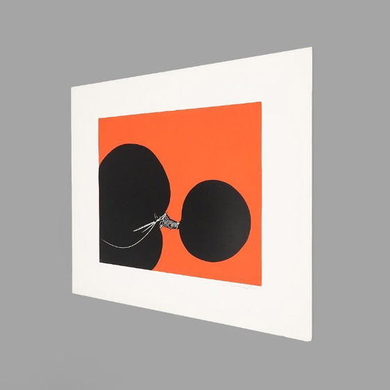 Image 1 of Emilio Scanavino, serigrafía numerada, 1969