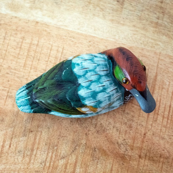 Image 1 of Patito antiguo pintado a mano: decoración para pabellón de caza.
