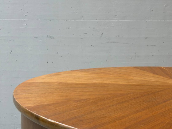 Image 1 of Art Deco dining table with extension mechanism by Asch, 1950s