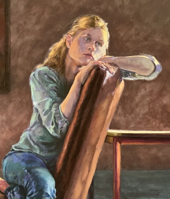 Image 1 of Óleo original sobre tabla, bellamente enmarcado