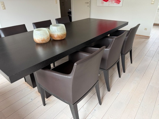 Van Rossum Mesas de comedor y Sillas Potocco Italy (6 Piezas) – Wood (photo 9 of 11)