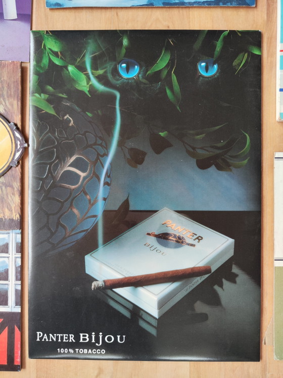 36 x Original Advertising / Signs / Posters - Cigarettes & Tobacco – Decorative Objects, Rubber, Plastic (photo 9 of 11)