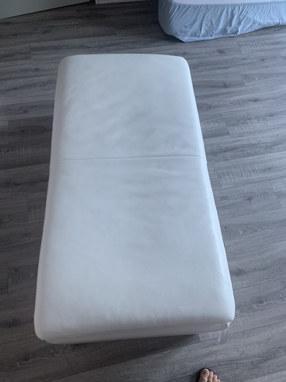 Image 1 of Genuine leather stool from the Swiss brand LEU