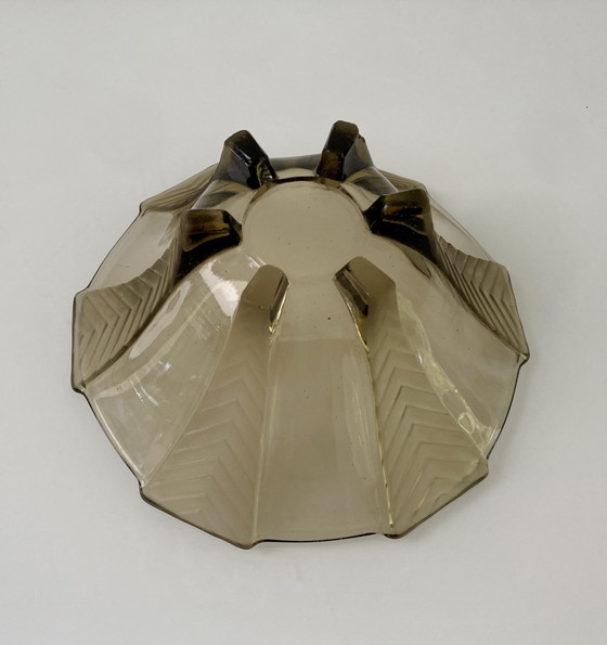 Image 1 of Plato de cristal Art Déco de 1930, modelo Athena, empresa Walther&Sohne