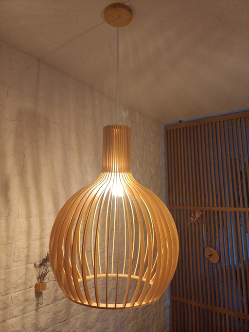 Ensemble de deux suspensions en bois – hanglampen, Wood (photo 2 of 5)