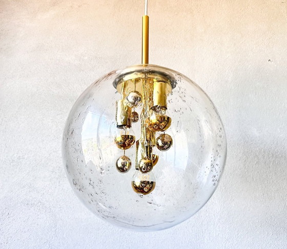 Image 1 of Vintage large Doria pendant lamp