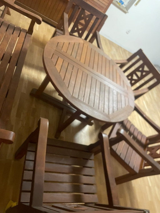 Image 1 of Set di mobili da giardino GARPA in legno massello di teak.