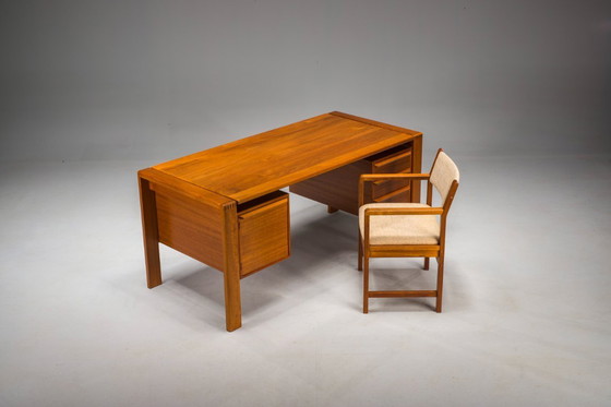Image 1 of Freistehender Teakholz-Schreibtisch von GV Møbler, Mid-Century, 1960er Jahre