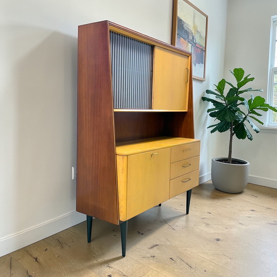 Image 1 of Vintage 1960s sideboard | wall cabinet | bar cabinet