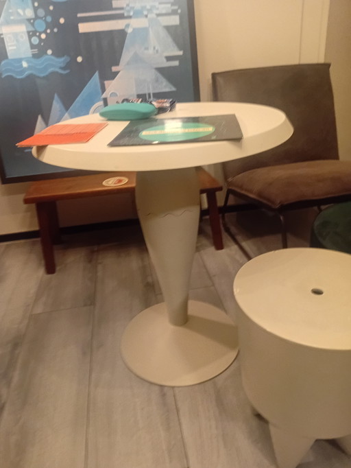 Philippe Starck table with stool