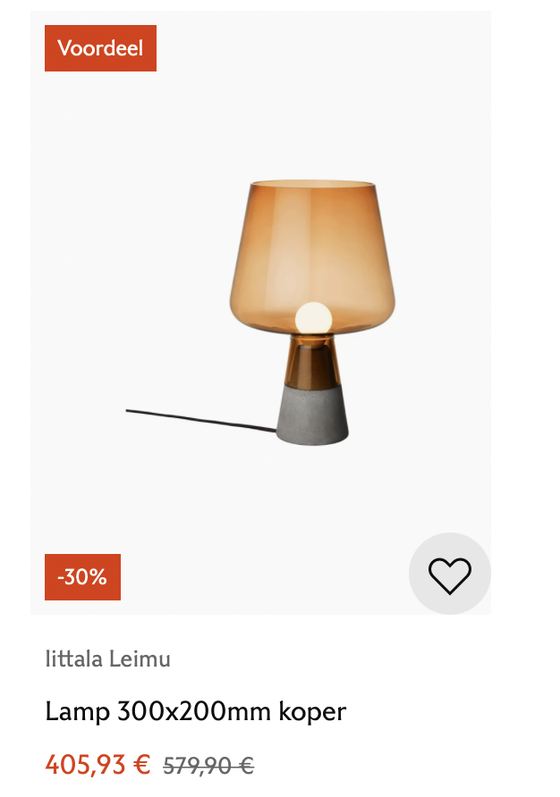 Image 1 of Littala Leimu lamp