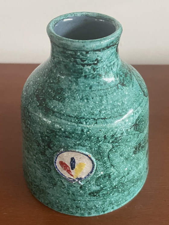 Image 1 of Guido Gambone pour de Bijenkorf - Vase vintage en céramique modèle 14/478