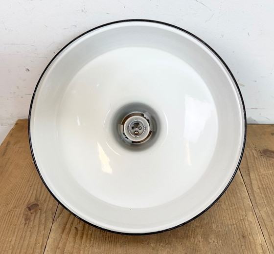 Image 1 of Lampada a sospensione industriale in smalto verde della Multi Electrical Co., anni '60