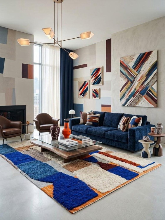 Magnifico tappeto colorato dal design unico 200/300cm – Tappeti, Tessile, Lana (photo 2 of 10)