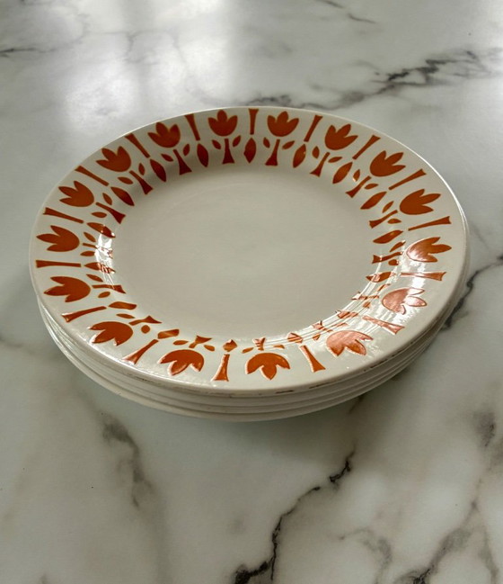 Lotto 4 piatti da dessert Digoin Sarreguemines – Stoviglie, Ceramica (photo 3 of 6)
