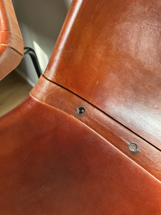 Image 1 of Set aus 2 cognacfarbenen Ledersesseln