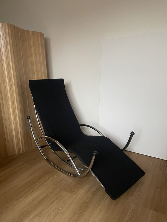 Image 1 of Unique Vintage Rocking Chair With Adjustable Base - Multifunctional Design From The 1970s