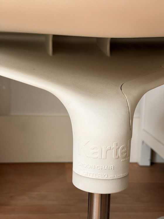 Kartell Spoon Stuhl weiß, Drehstühle, Kunststoff (Foto 3 von 5)