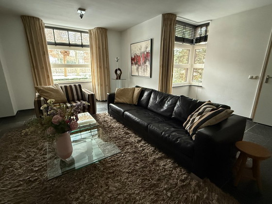 Image 1 of Design: Divano in pelle Molinari classico e divanetto in tessuto Molinari classico eat