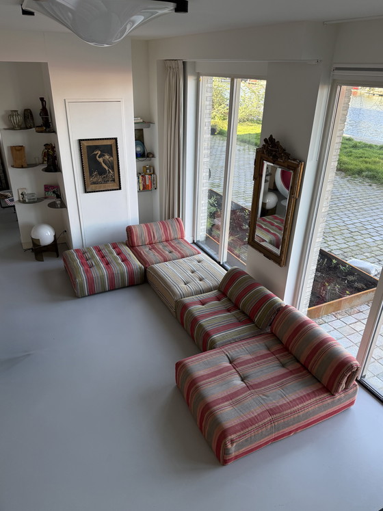 Image 1 of Vintage Roche Bobois Voyage Immobile modulaire bank 5 stuks