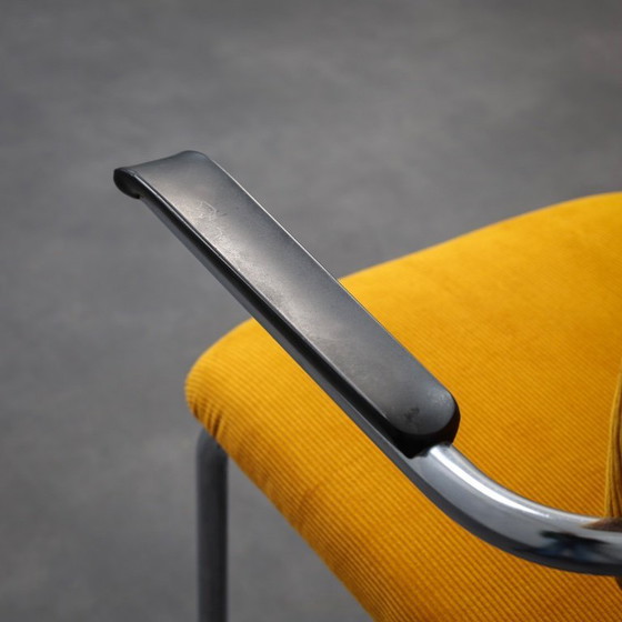 Image 1 of Sedia in acciaio tubolare Gispen 207 di W.H. Gispen, Paesi Bassi, anni '50