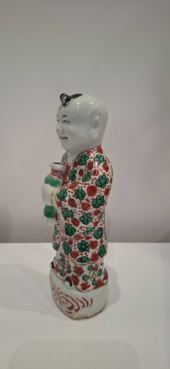 Image 1 of Chinese Family Verte Porcelain figurine