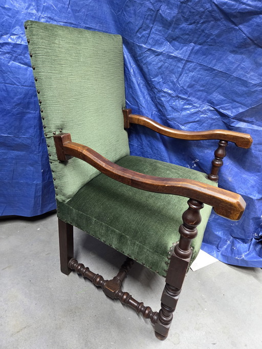 Poltrona vintage suggestiva, perfetta per Sinterklaas o Natale