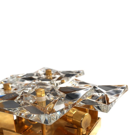 Image 1 of Set di 2 lampade da parete in cristallo Kinkeldey Hollywood Regency, 1970