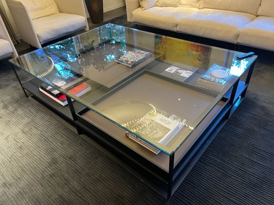 Maxalto Lithos Couchtisch – Couchtische, Glas, Holz (photo 3 of 5)