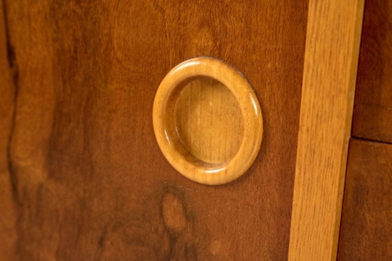 Image 1 of Crédence vintage avec table coulissante, années 1960, Tchécoslovaquie