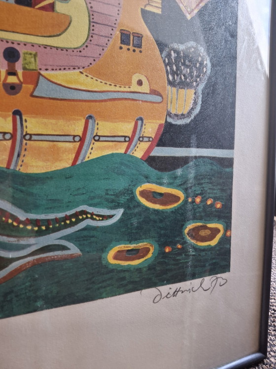 Image 1 of Lithographie signée par Simon Dittrich