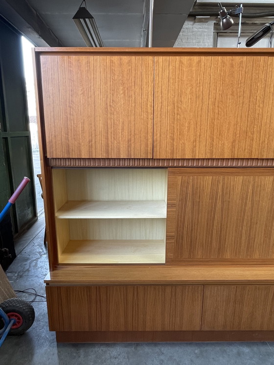 Image 1 of Vintage Swedish Wall Unit / Highboard - Royal Board 1970's