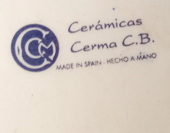 Spanish Ceramic Butterfly, Cerámicas Cerma, Wall decoration, Metal, Black (photo 5 of 6)